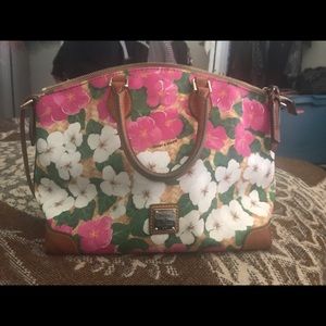 Dooney and Burke Floral Satchel